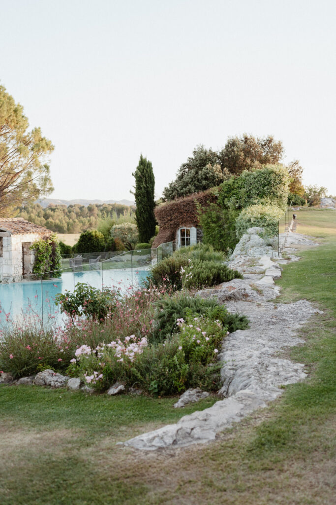 mas de la rose wedding venue in Provence