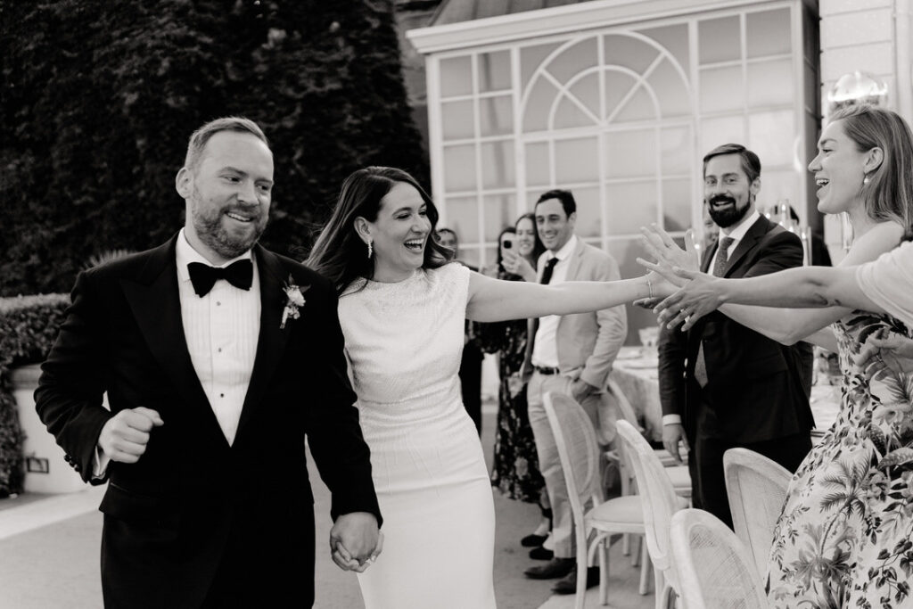 Dinner entrance wedding in Rome