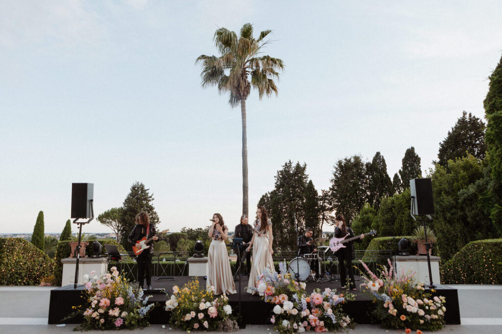 Live wedding band in Rome