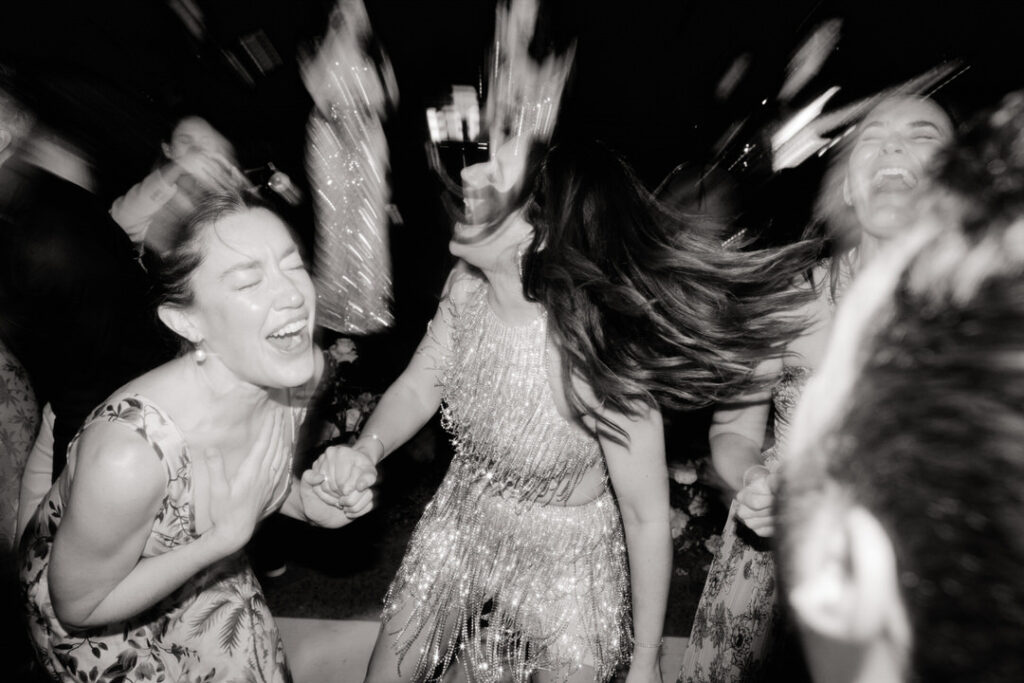 Crazy dance moves at a wedding in Rome