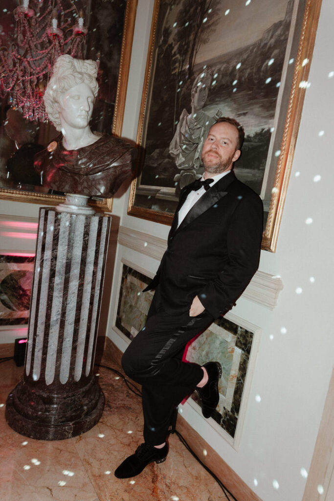 Groom portrait wedding