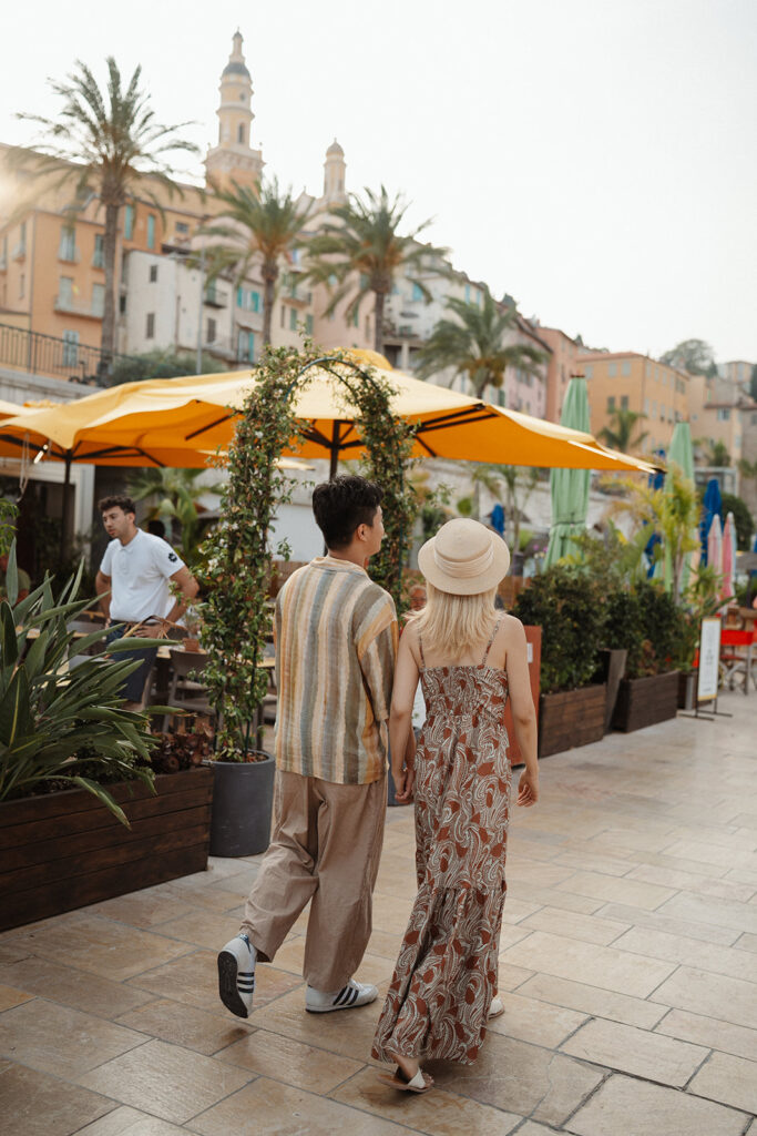Engagement session in menton
