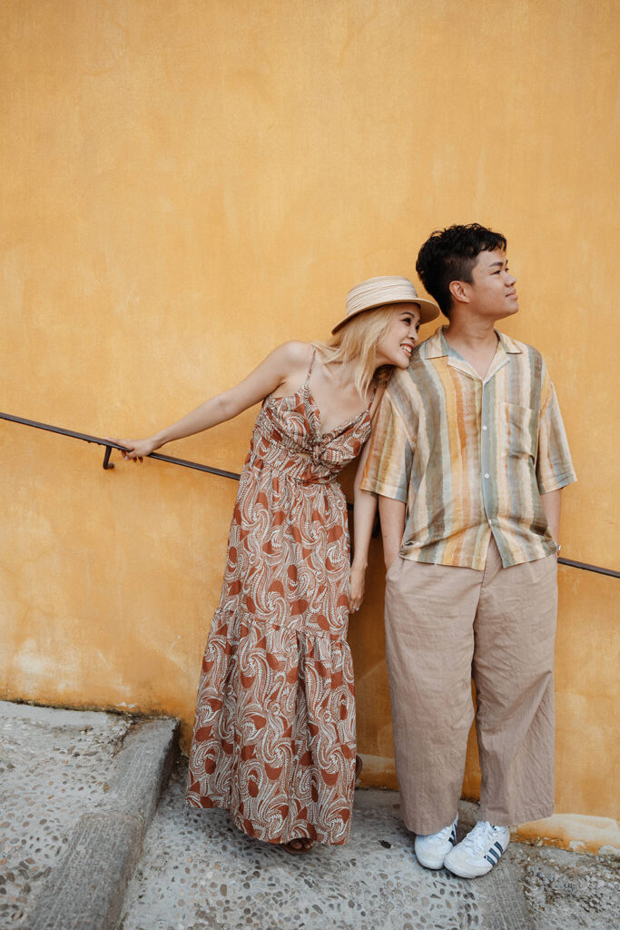 Engagement session in menton