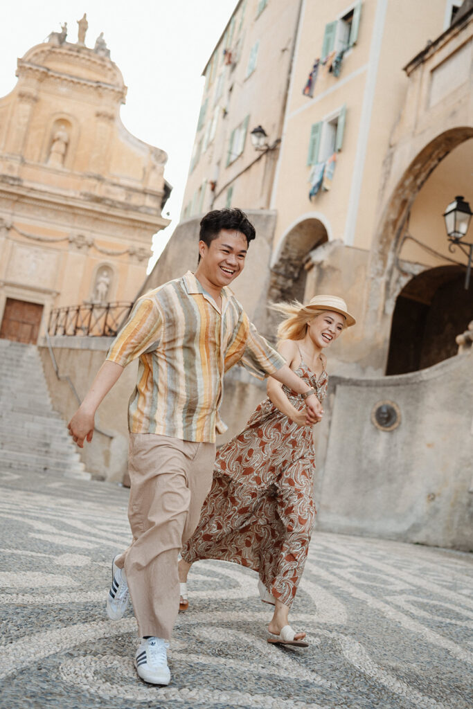 Engagement session in menton