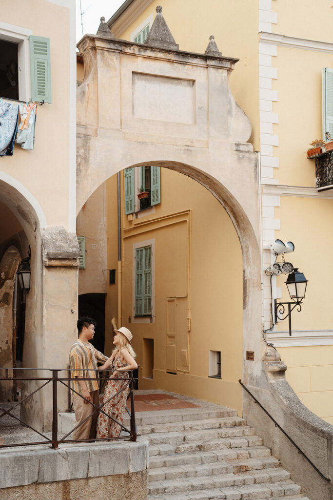 Engagement session in menton