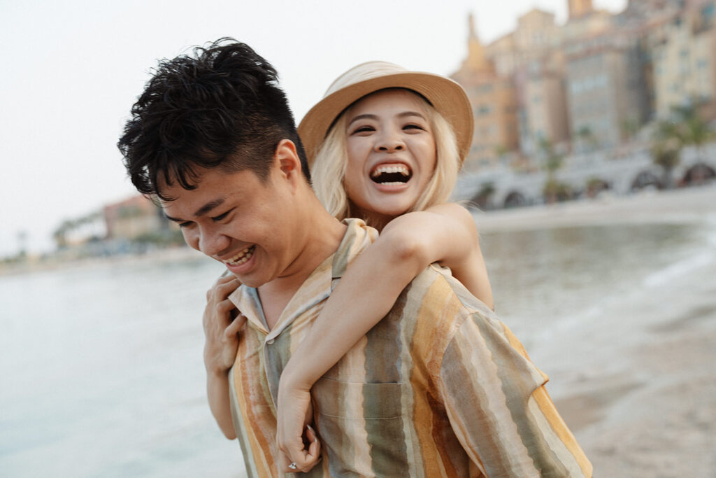 Engagement session in menton